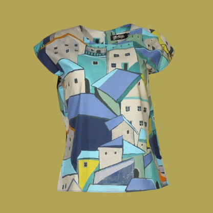 Olga de Polga Pueblito Blue Tee