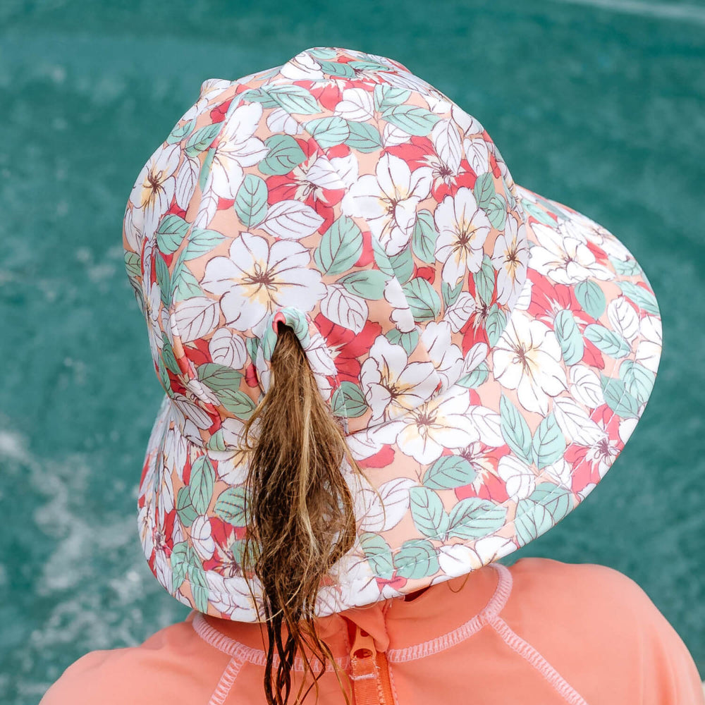 Bedhead Hibiscus Swim Bucket Hat