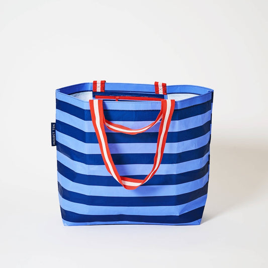 Project Ten Blue Stripe Medium Tote