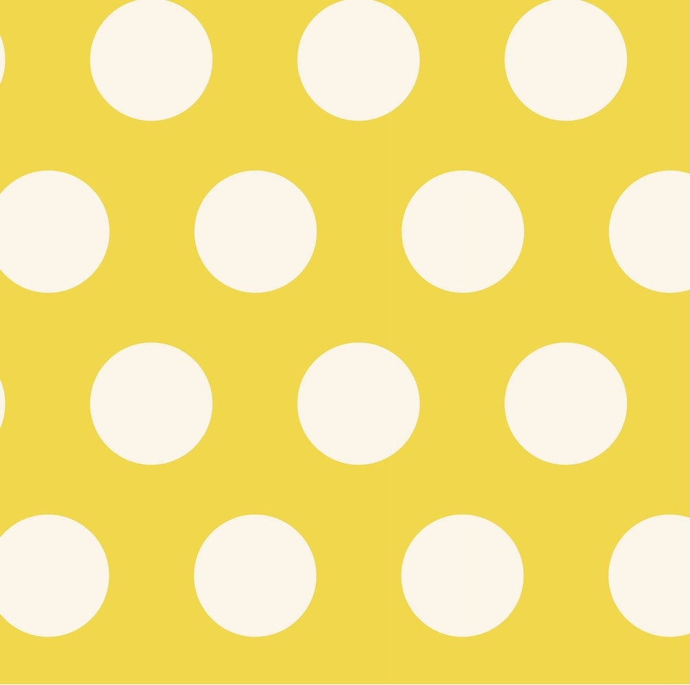 Project Ten Yellow Polka Dot Pencil Case