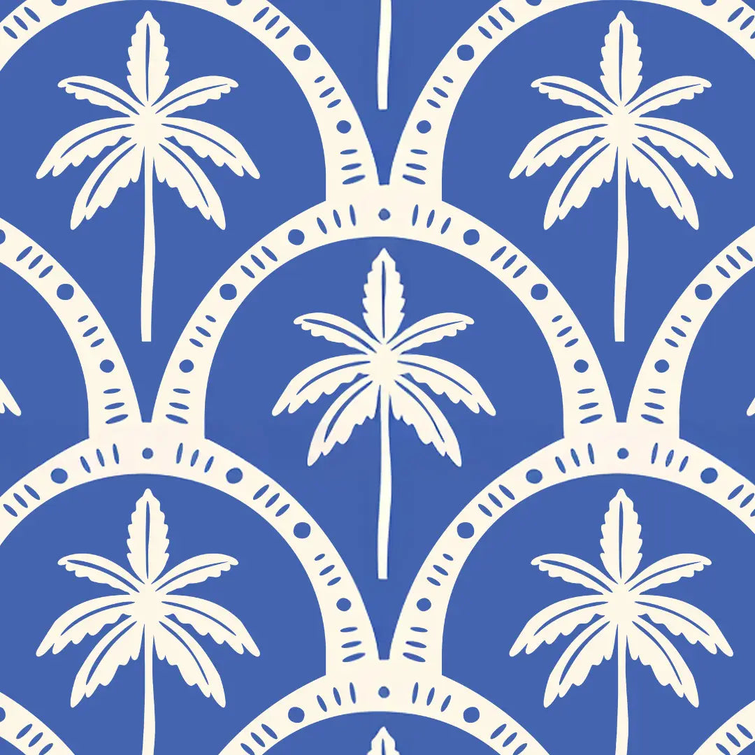 Project Ten Blue Palm Oversized Tote