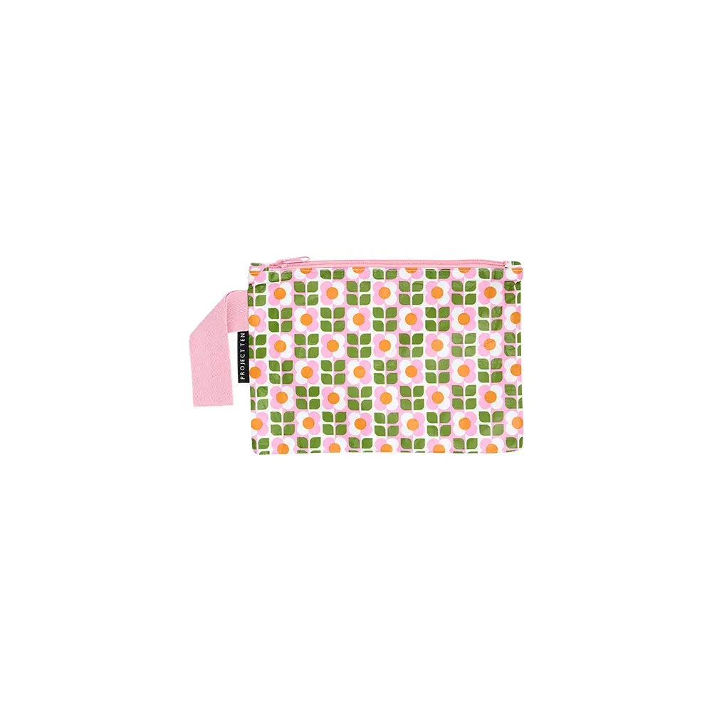 Project Ten Flower Field Mini Zip Pouch