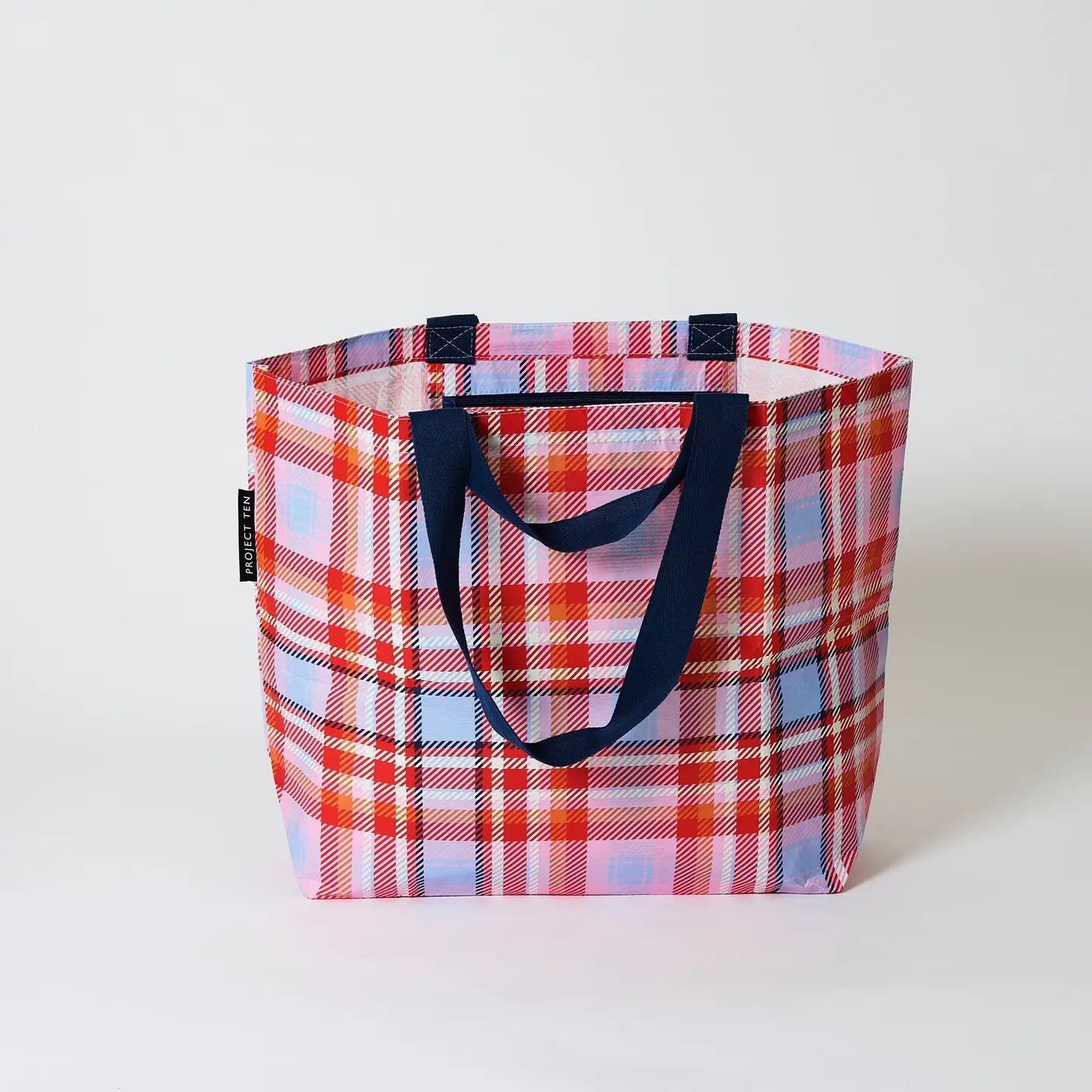 Project Ten Tartan Medium Tote