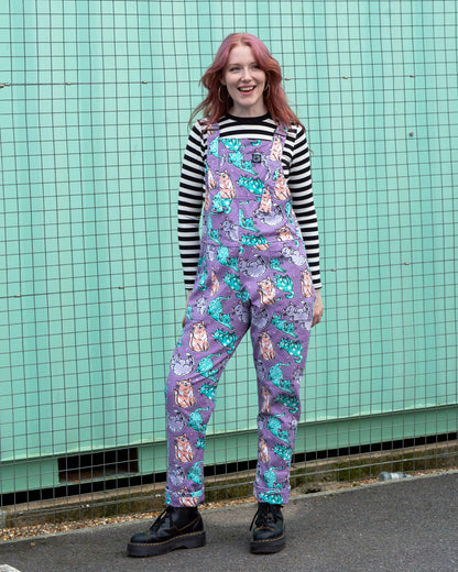 Rebel Romance Purrfect Cats Dungarees