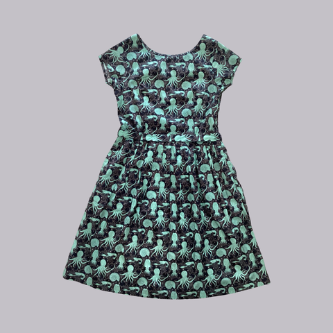 Run & Fly Green Seas Tea Dress