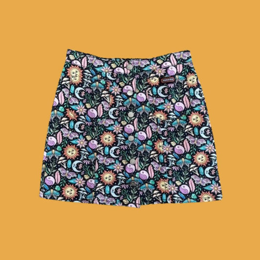 Flatlay of Run and Fly Mystic Summer Mini Skirt