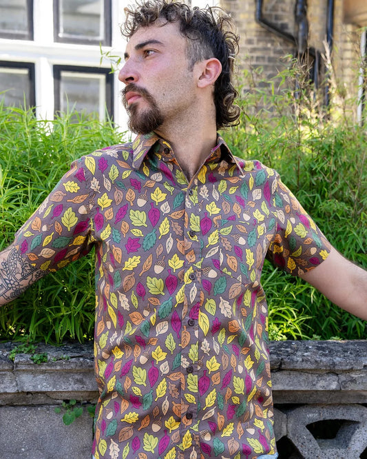 Run and Fly Autumn Leaves Shirt