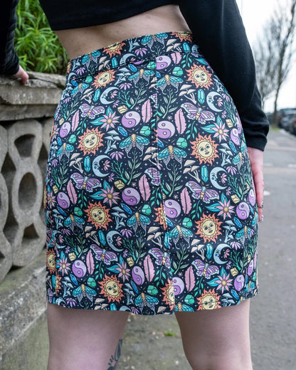Run and Fly Mystic Summer Mini Skirt