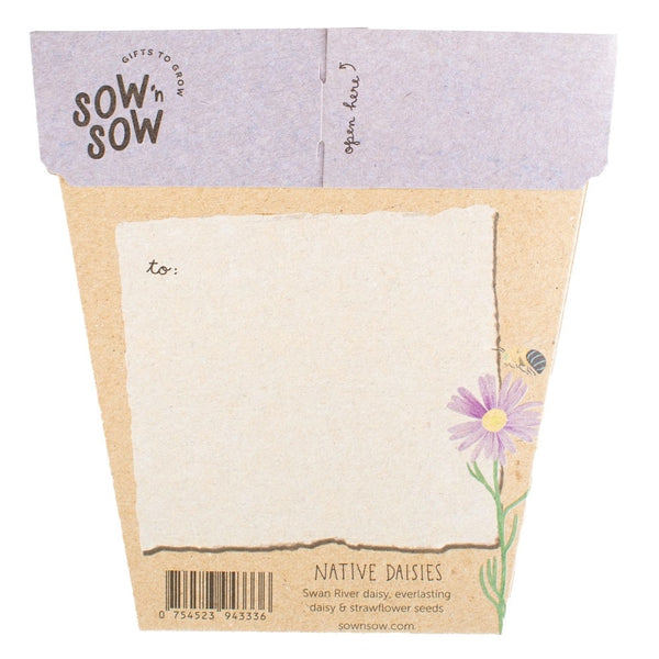 Sow 'n' Sow A Gift of Seeds - Native Daisies