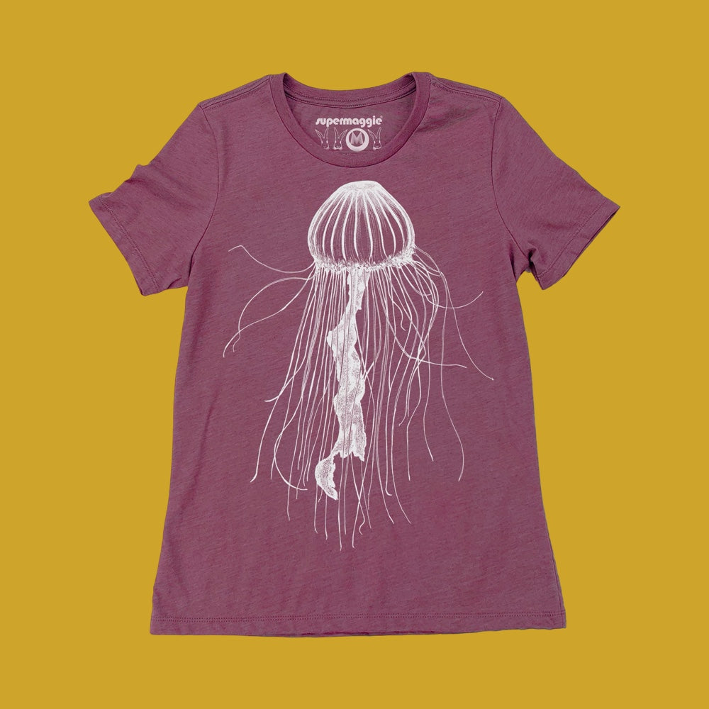 Supermaggie Jellyfish Calliope Tee - Plum