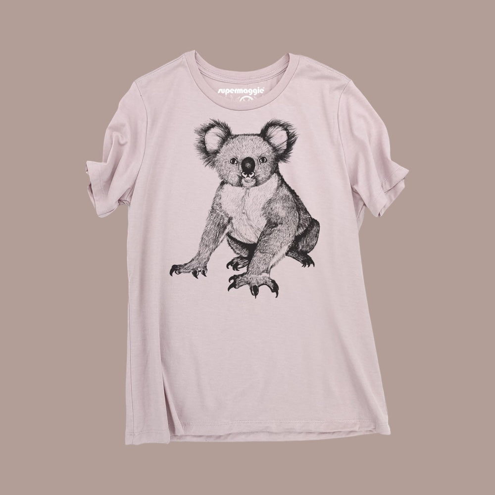 Supermaggie Koala Calliope Tee - Ballet Pink