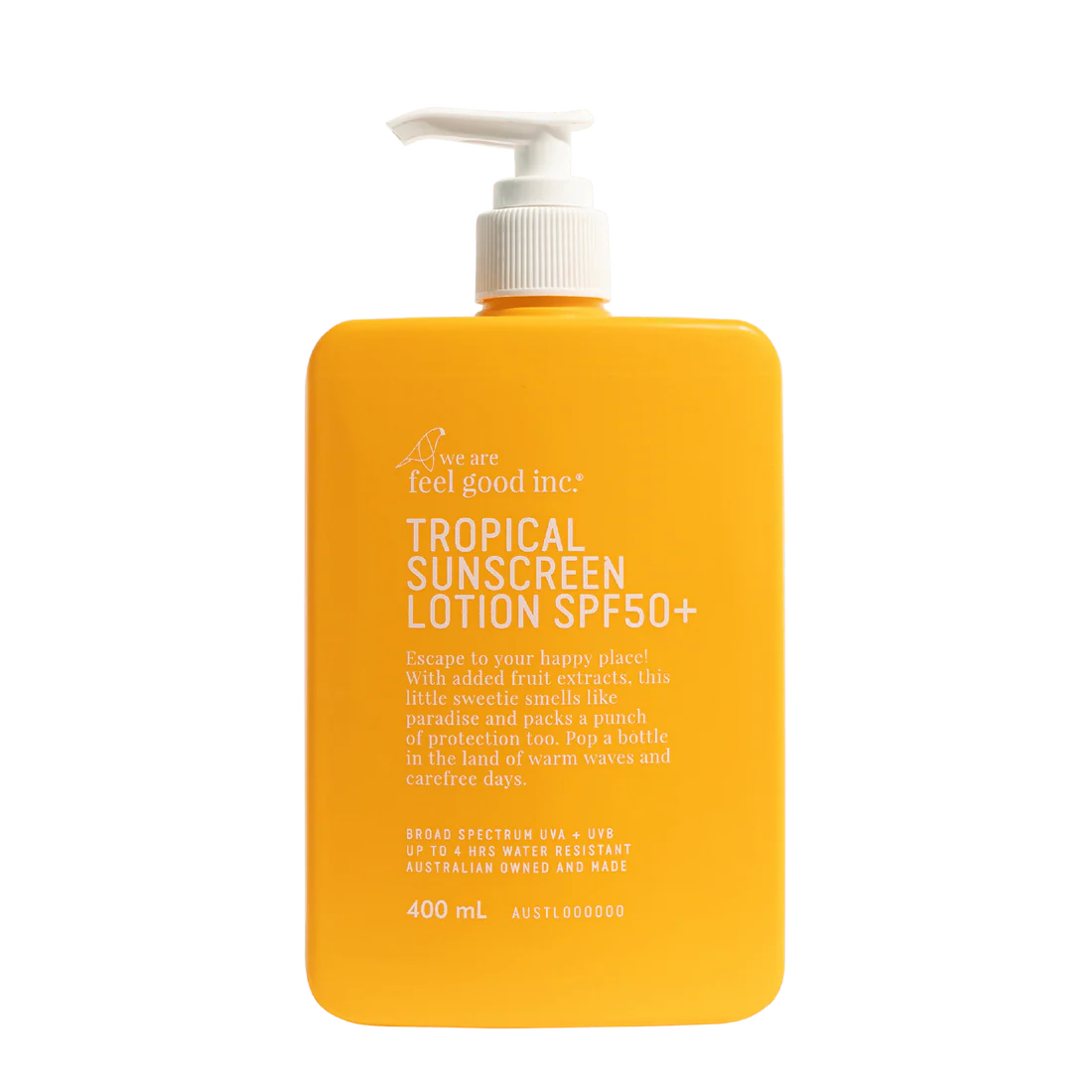 We Are Feel Good Inc Tropical Sunscreen SPF50+ 400ml