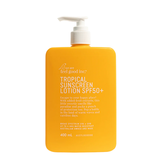We Are Feel Good Inc Tropical Sunscreen SPF50+ 400ml