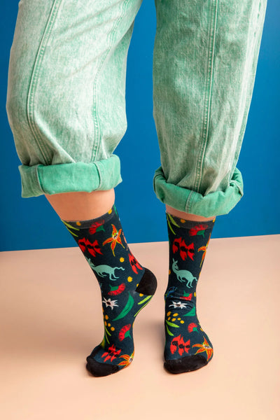 Julie White Bush Jamboree Socks