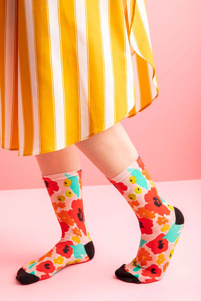 Julie White Tropical Garden Socks