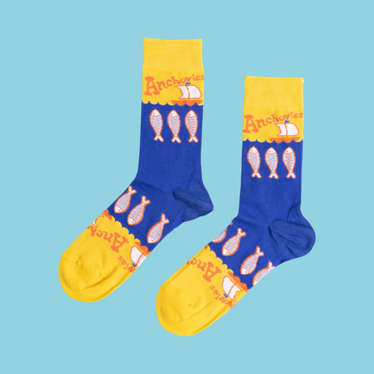 Yellow Owl Workshop Anchovies Socks - Large
