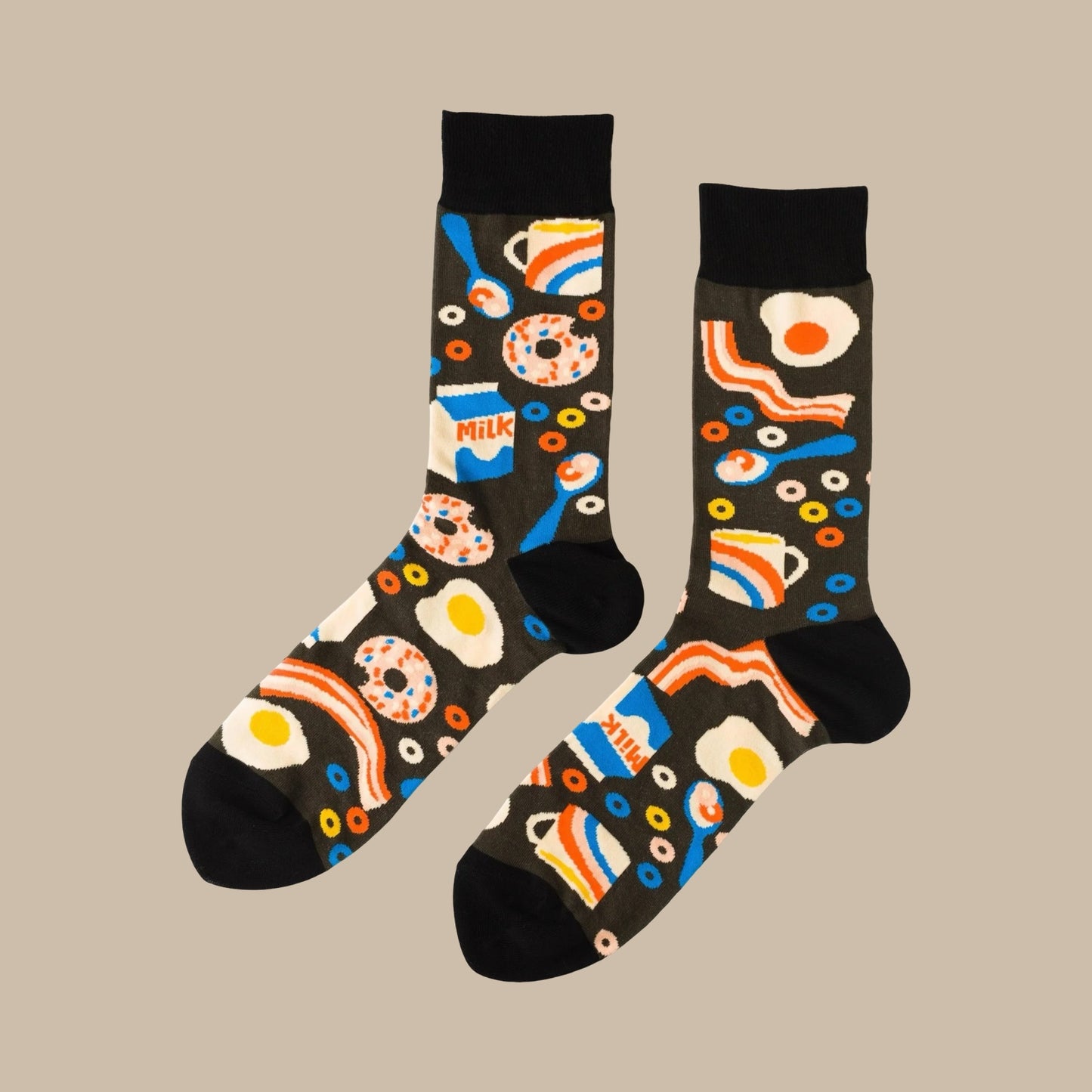 Yellow Owl Workshop Breakfast Socks - Large