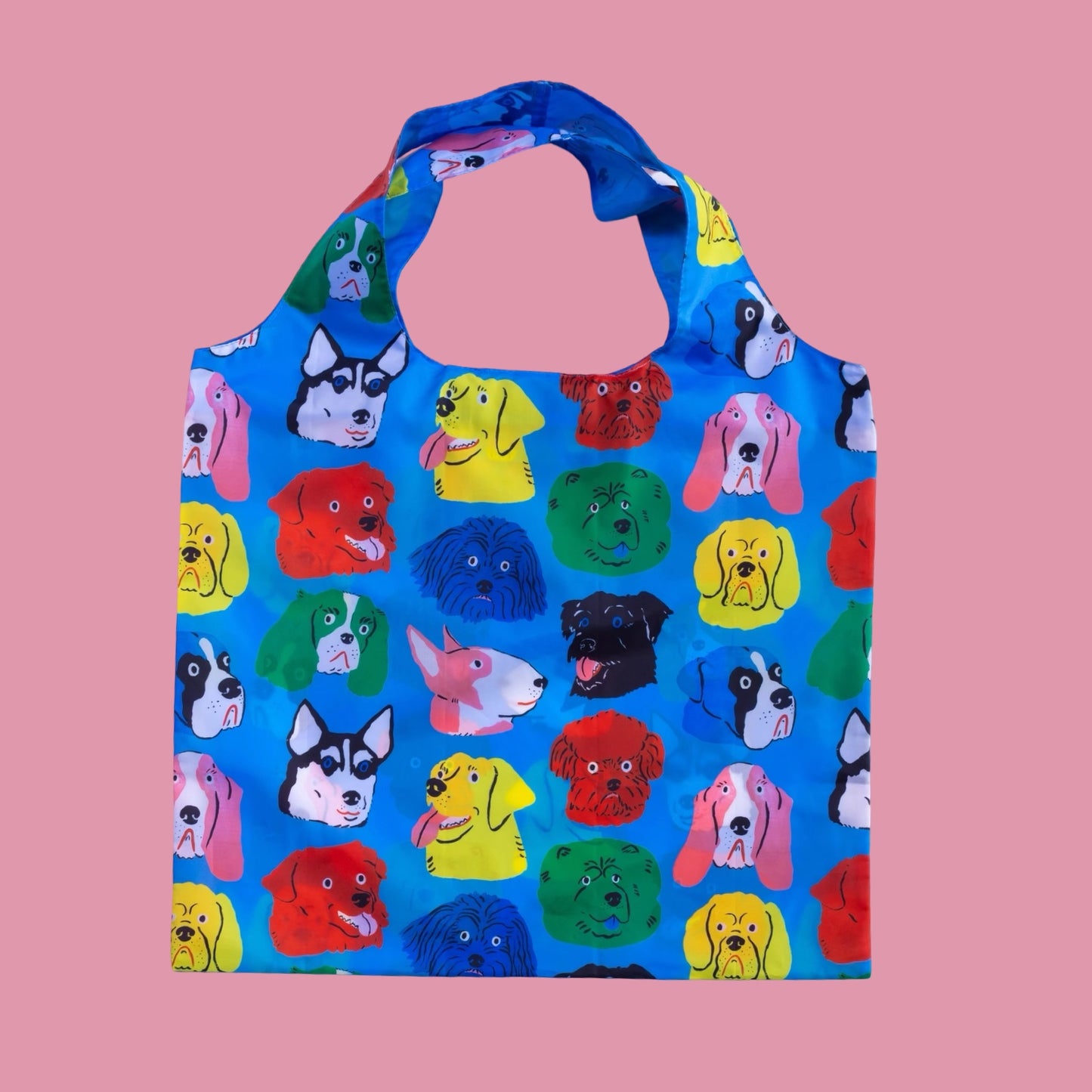 Yellow Owl Workshop Art Sack Shopping Bag - Dogs by Kristina Micotti