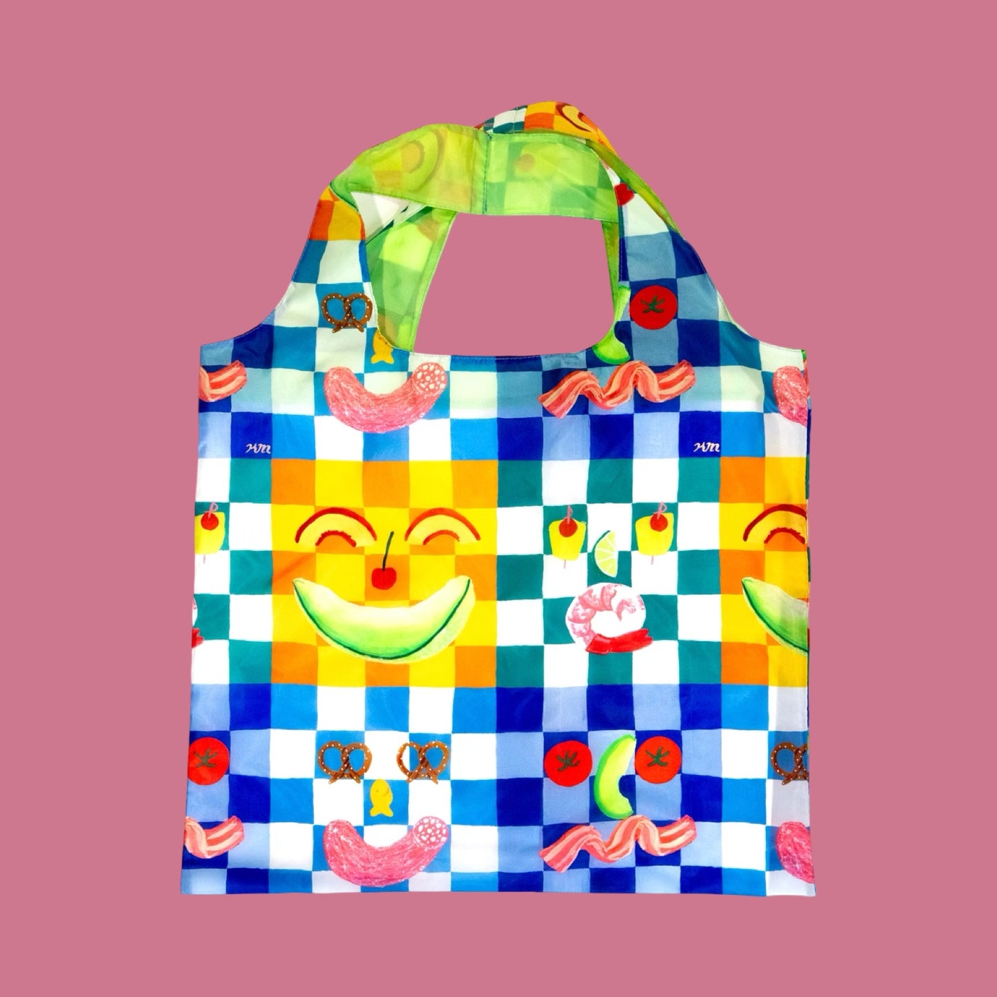 Yellow Owl Workshop Art Sack Shopping Bag - Picnic by Kristina Micotti