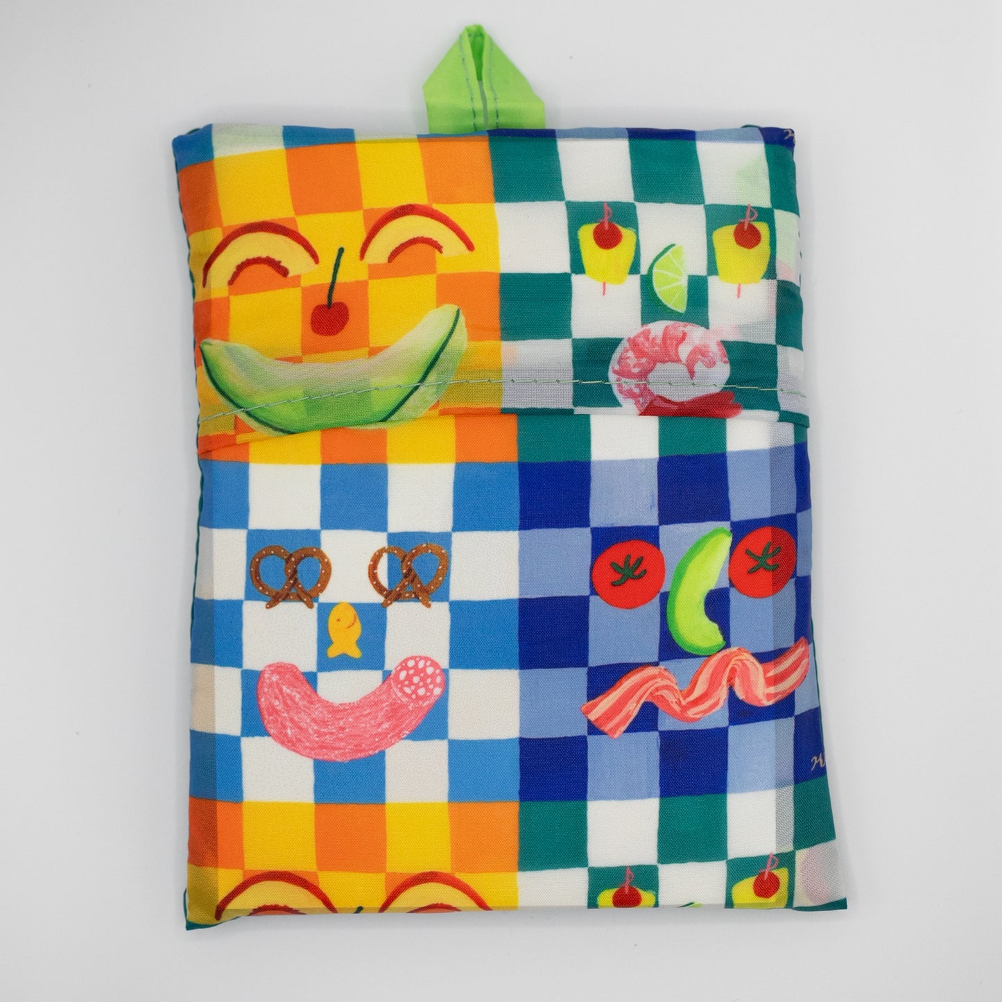 Yellow Owl Workshop Art Sack Shopping Bag - Picnic by Kristina Micotti