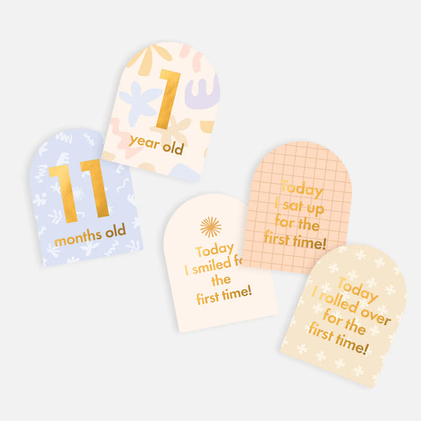 Fox & Fallow Baby Milestone Cards - Helios