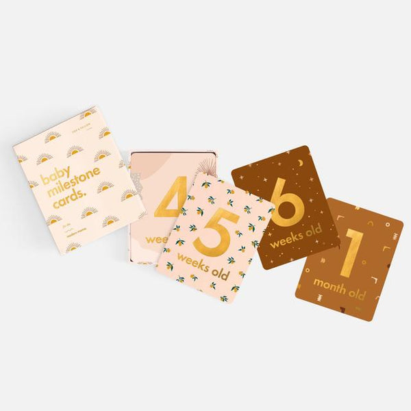 Fox & Fallow Baby Milestone Cards - Boho