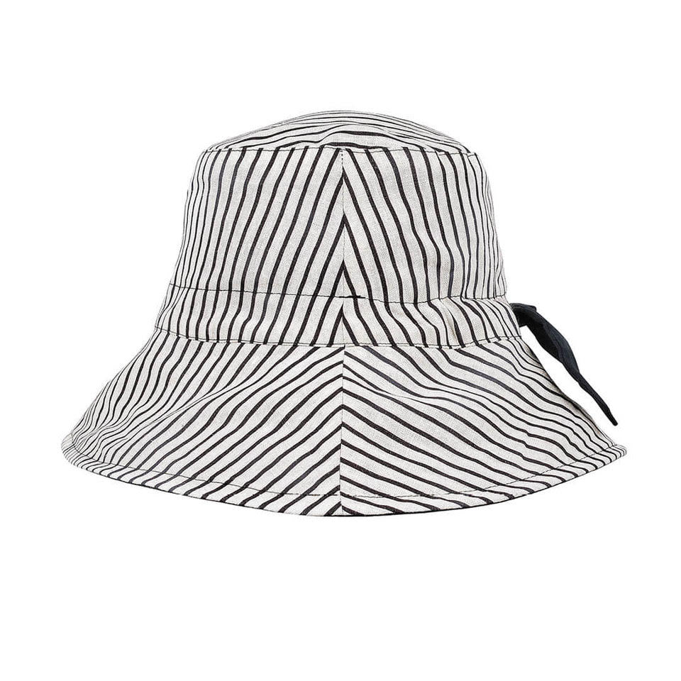Bedhead Vacationer Reversible Adult Sun Hat - Bobbie / Ebony