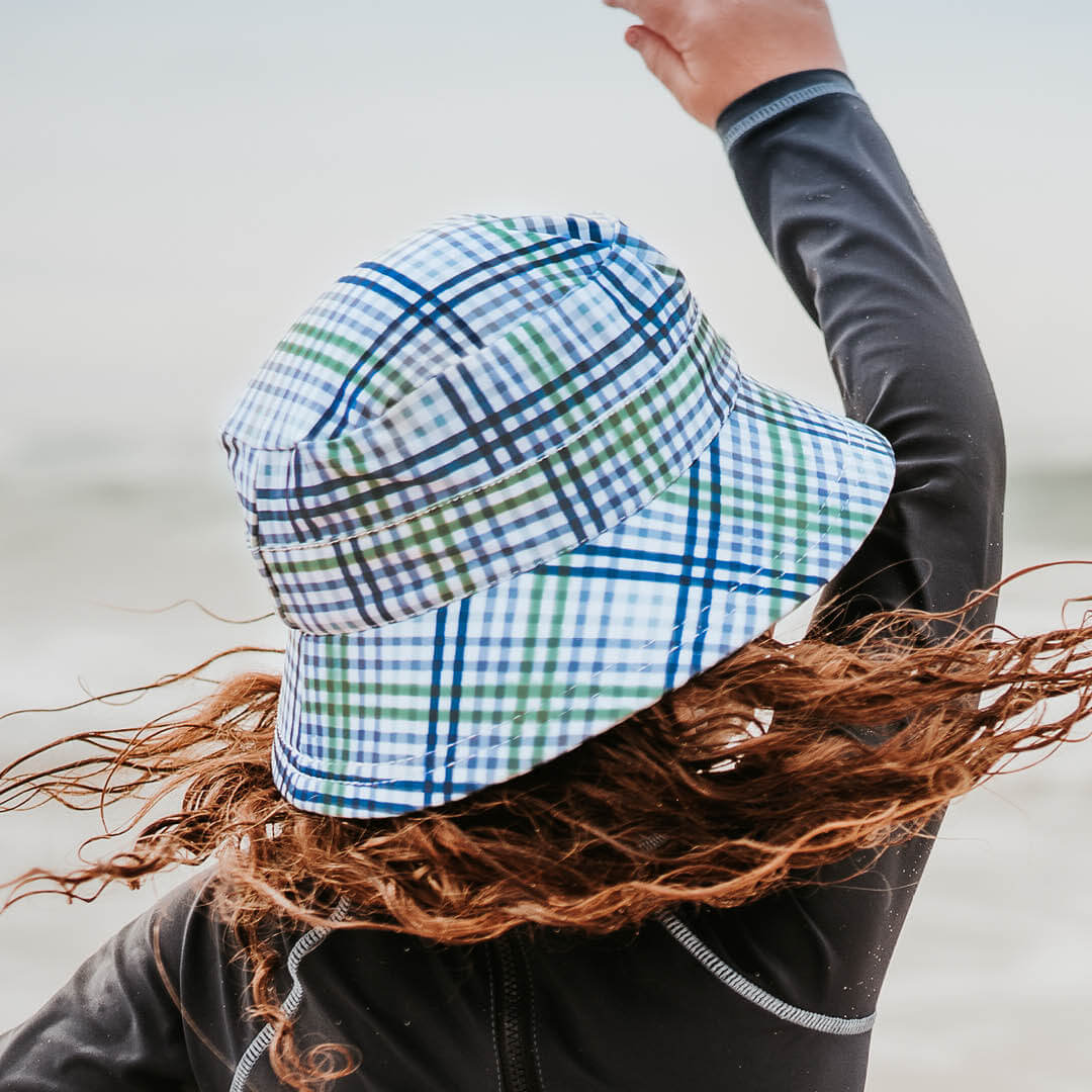 Bedhead Check Swim Bucket Hat