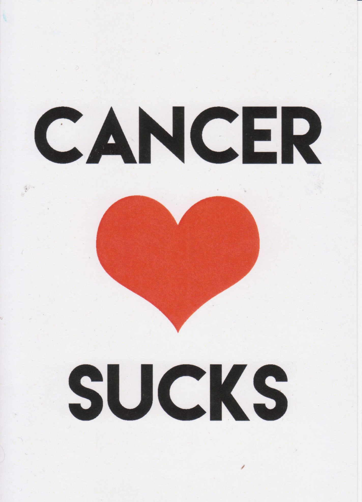 Ruck Rover Cancer Sucks Card