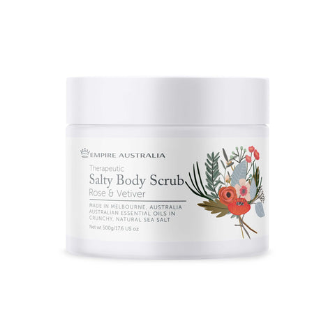 Empire Rose and Vetiver Salty Body Scrub