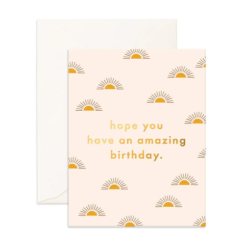 Fox & Fallow Amazing Birthday Suns Card