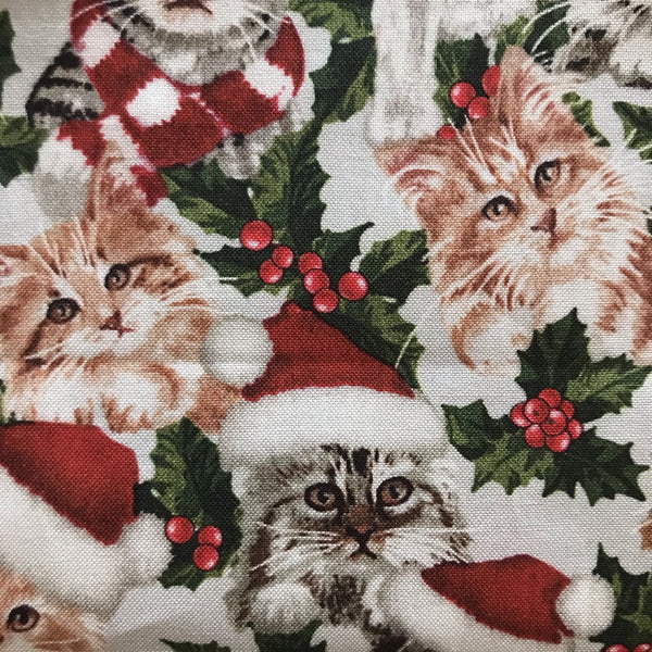 Christmas cats pocket square