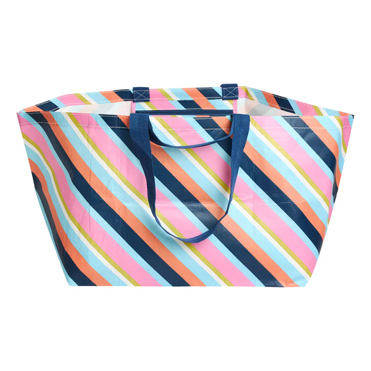 Project Ten Candy Stripe Oversized Tote
