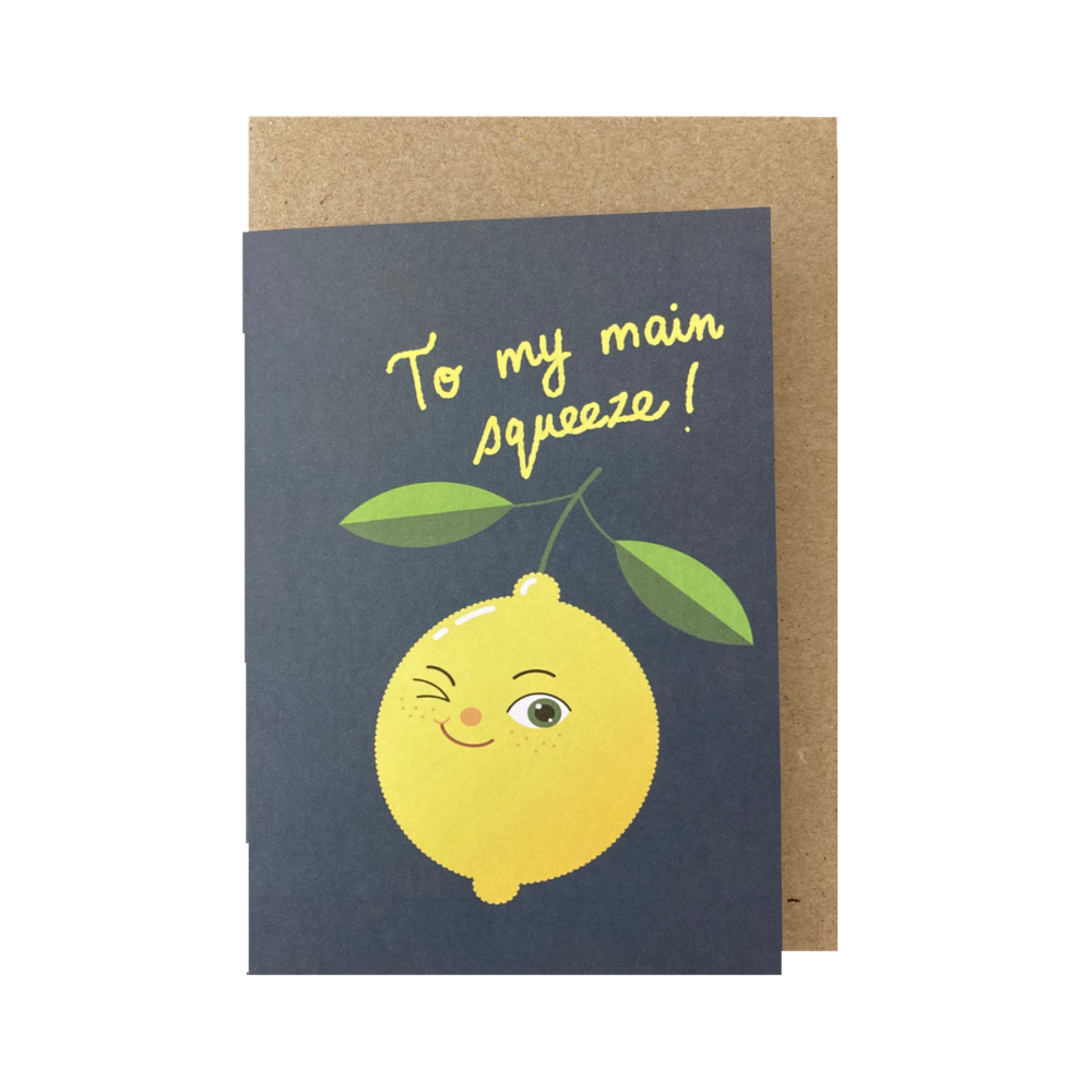 Snail Mail Paper Goods X Lisa Max To My Main Squeeze Card